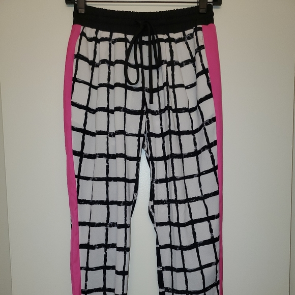 Mustard Seed Windowpane Checked Joggers - Picture 4 of 8